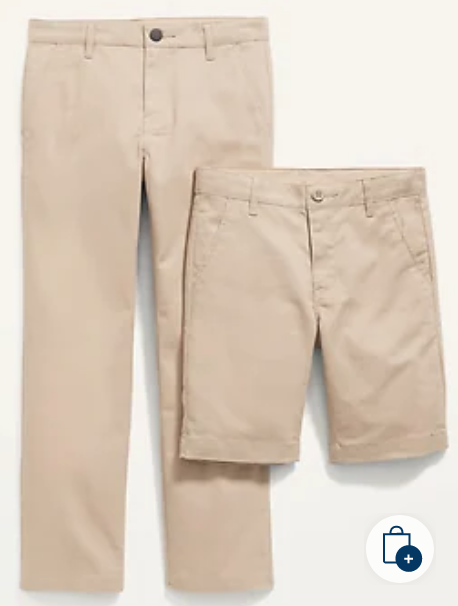 Bottom Khaki pants and shorts